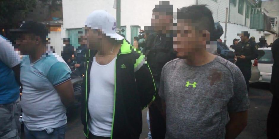 FOTOS: Detienen a ocho narcomenudistas en Coyoacán