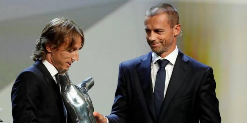Luka Modric, el mejor jugador de la Liga de Campeones de la UEFA
