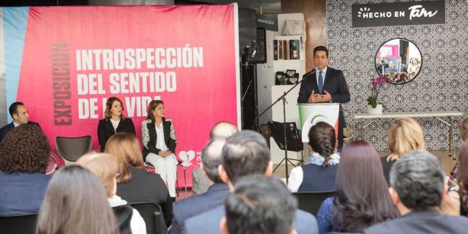 Tamaulipas presenta exhibición “Introspección del Sentido de la Vida” en el Senado