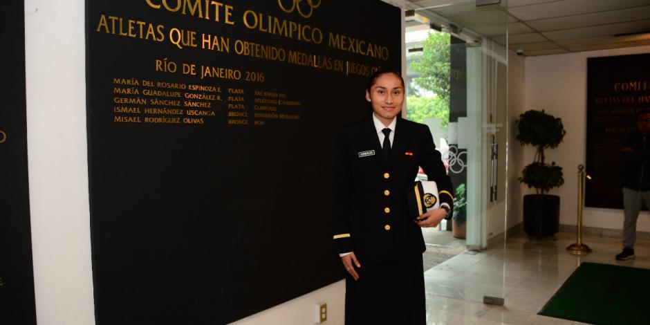 Atleta naval Lupita González, un orgullo para México: Semar