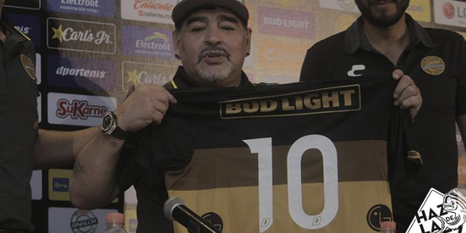 Todos los días le voy a dar algo nuevo a Dorados: Maradona