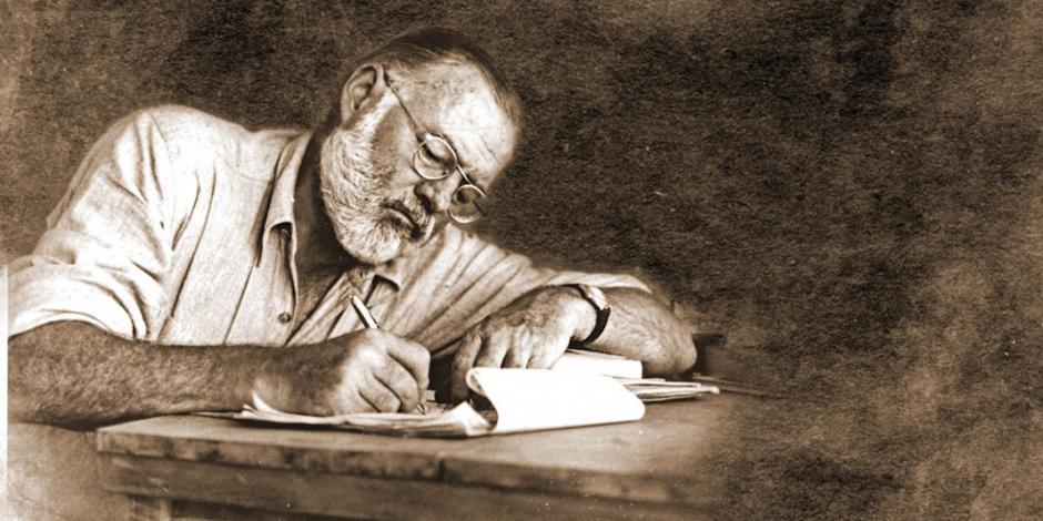 Sale a la luz un cuento inédito que Hemingway escribió en 1954