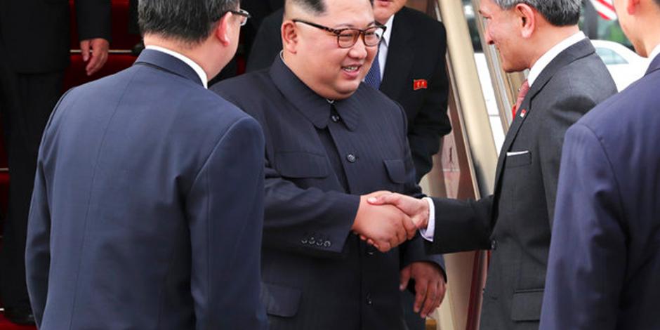 Arriban Trump y Kim Jong Un a Singapur para histórica reunión