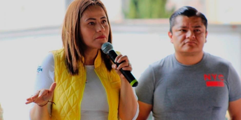 Ofrece Karen Quiroga mejorar servicios urbanos en Iztapalapa