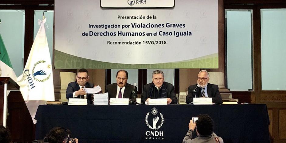 Detecta CNDH violaciones graves en caso Ayotzinapa