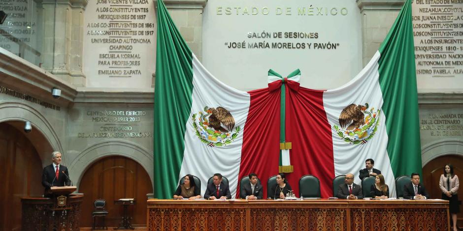 Ofrece Del Mazo colaboración y diálogo a nueva legislatura del Edomex