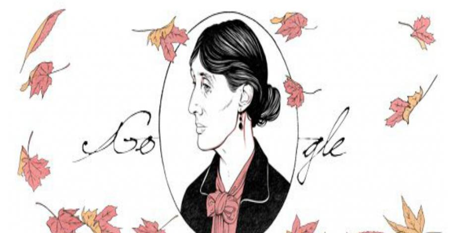 Google celebra con doodle el 136 natalicio de la escritora Virginia Woolf