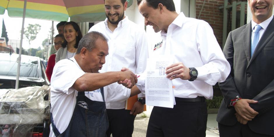 Denuncia Mikel que el Frente compra votos en Coyoacán
