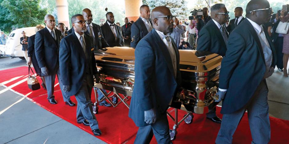 Dan el último adiós a Aretha Franklin con un funeral de Estado