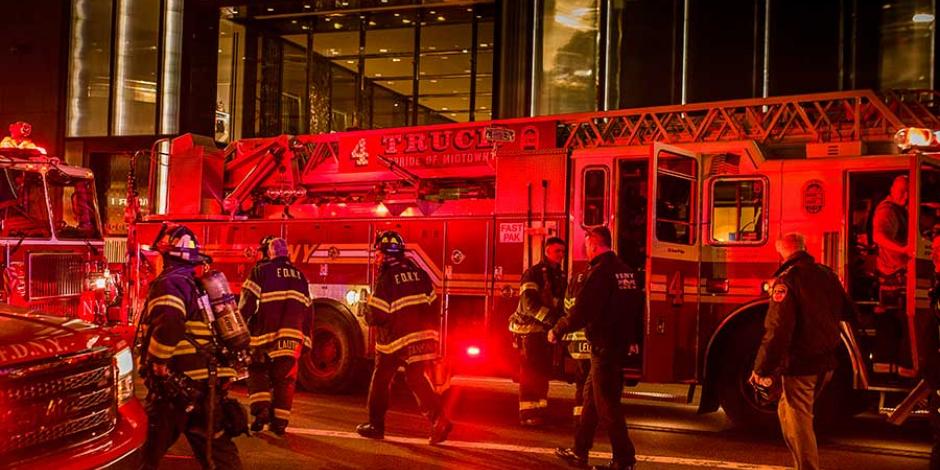 Reportan un muerto en el incendio en la Torre Trump en Nueva York