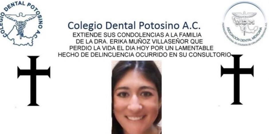Dentista asesinada en San Luis Potosí estaba embarazada