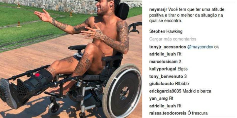 Critican a Neymar tras polémica despedida a Stephen Hawking