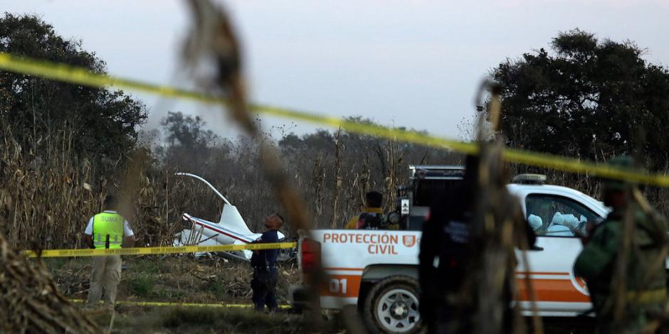 No se hallaron explosivos dentro de la aeronave siniestrada: Durazo