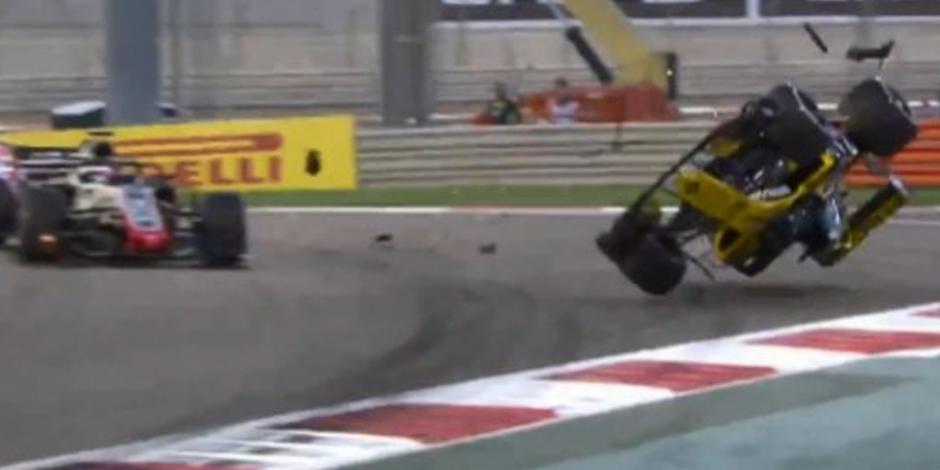 VIDEO: Así fue el accidente de Hulkenberg en el GP de Abu Dhabi de F1