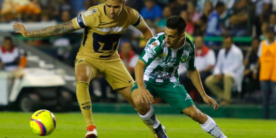 León se apodera del partido y golea 3-0 a Pumas