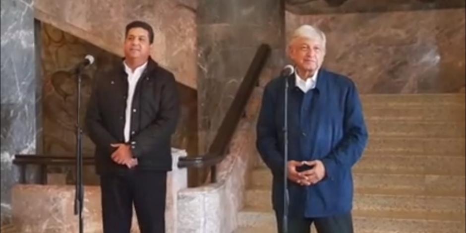 AMLO y gobernador de Tamaulipas abordan programas en nuevo gobierno