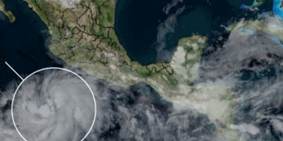 Alertan por depresión tropical frente a Colima y Michoacán