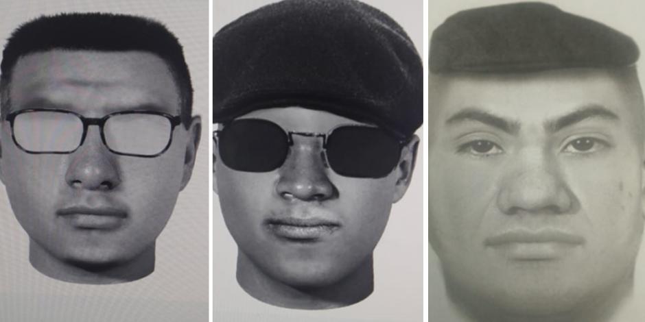 Difunden los retratos de los 3 agresores de escolta de Norberto Rivera