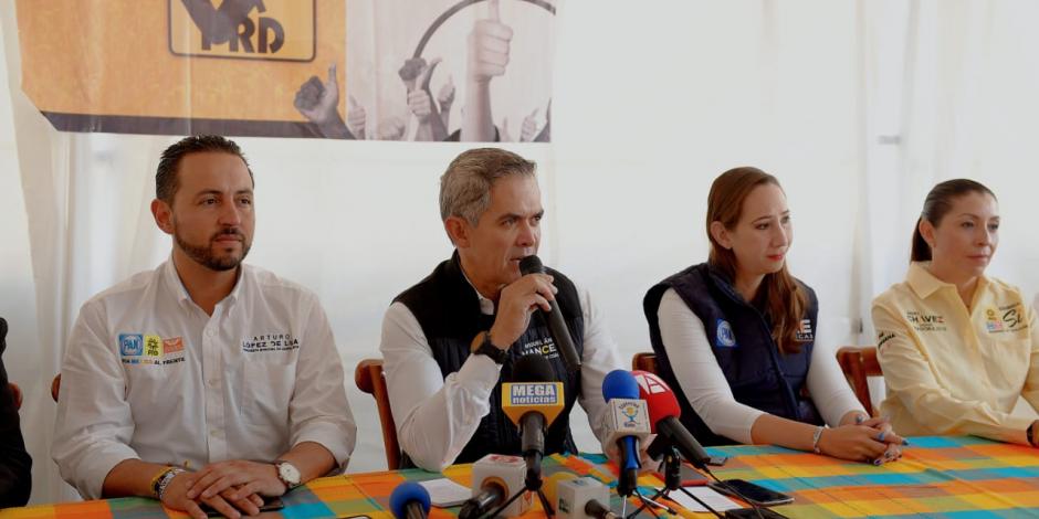 VIDEO: Sostiene Mancera reunión con candidatos del Frente en Zacatecas