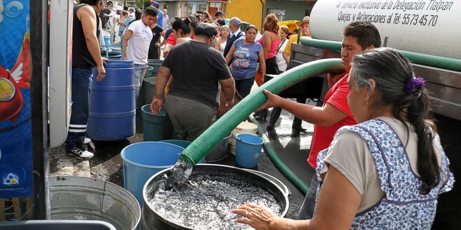 Falla en Sistema Cutzamala afecta suministro de agua en Valle de México