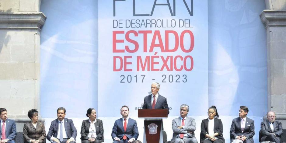 Presenta Alfredo Del Mazo plan de desarrollo del Edomex 2017-2023