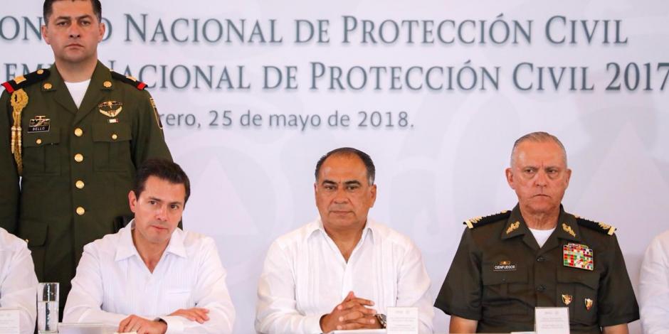 Agradece Astudillo a EPN compromiso en protección civil