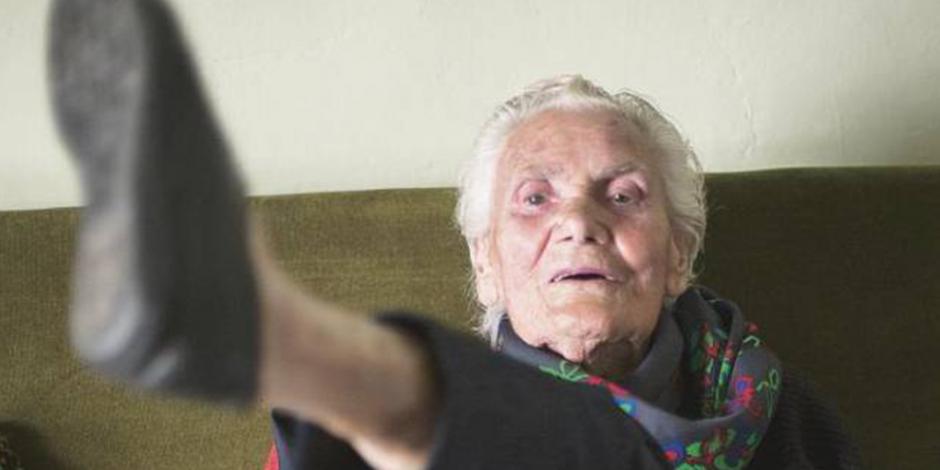 La española Benita Gil García apunto de cumplir 100 años