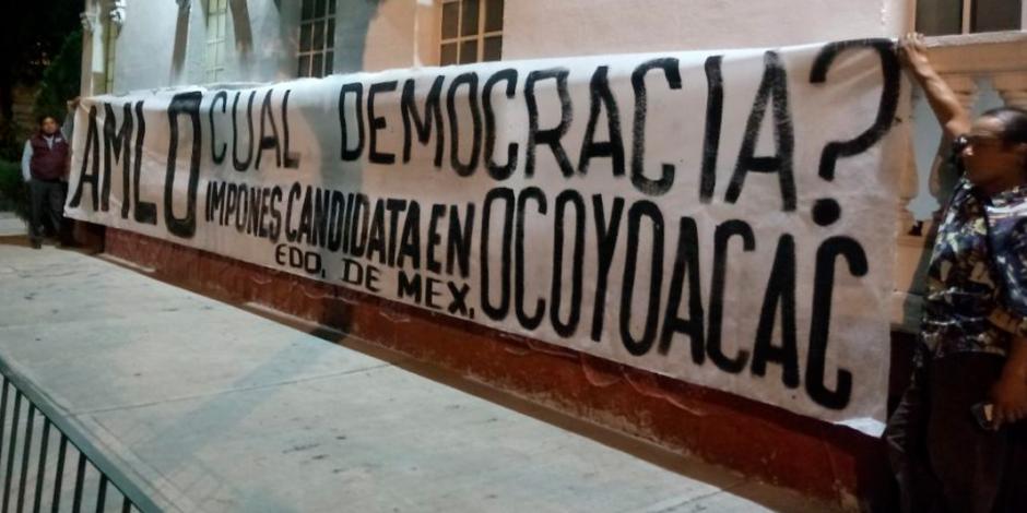 Cuestionan democracia de AMLO por imponer a candidata en Ocoyoacac