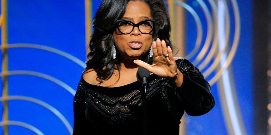 Piden a Oprah Winfrey para presidente tras discurso en los Globos de Oro