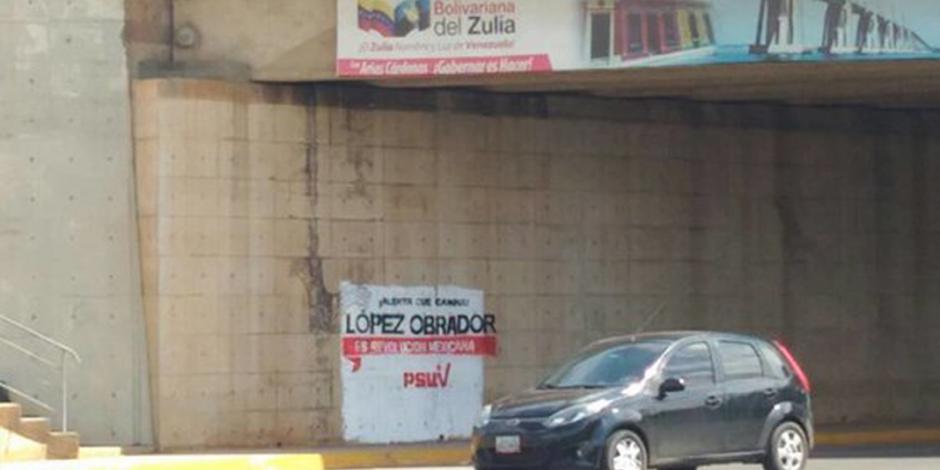Partido Verde presenta queja por pintas de bardas pro AMLO en Venezuela
