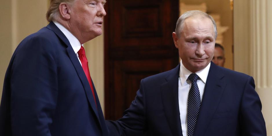Acusan en EU a Trump de entreguismo hacia Vladimir Putin