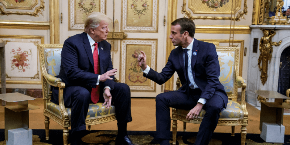 Emmanuel Macron considera "indecentes" los comentarios de Trump