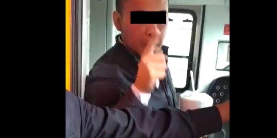 VIDEO: Indagan a conductor de Metro por acoso sexual a menor