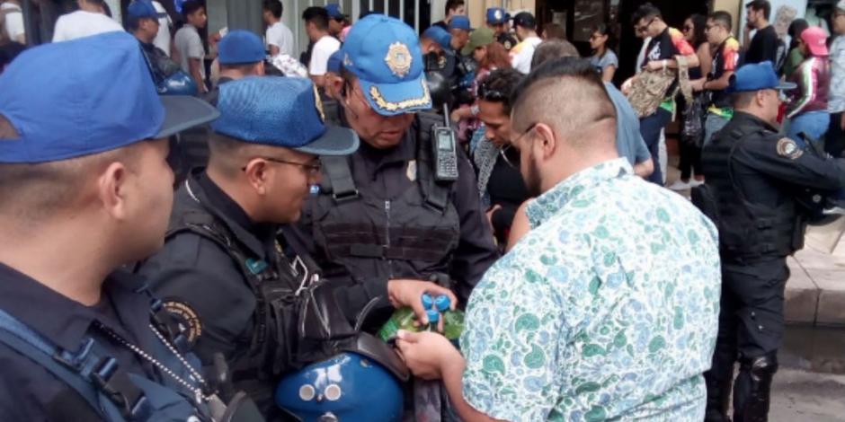 Detienen a 4 por robo durante celebraciones por el Tri y marcha LGBTTTI