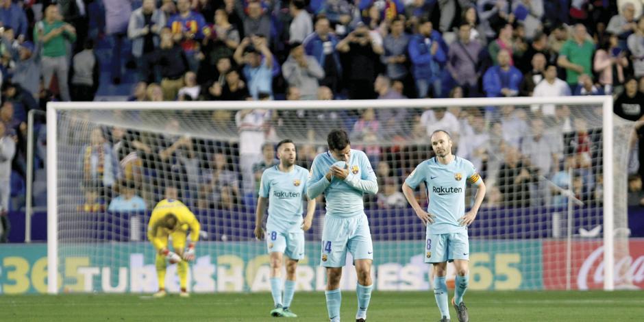 Después de 36 jornadas, Barça pierde el invicto en España