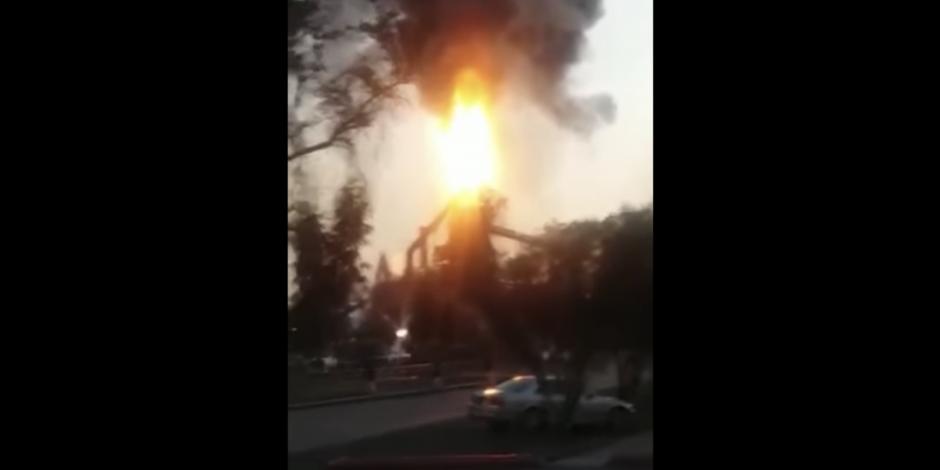 VIDEO: Explosión en siderúrgica de Coahuila deja cuatro heridos