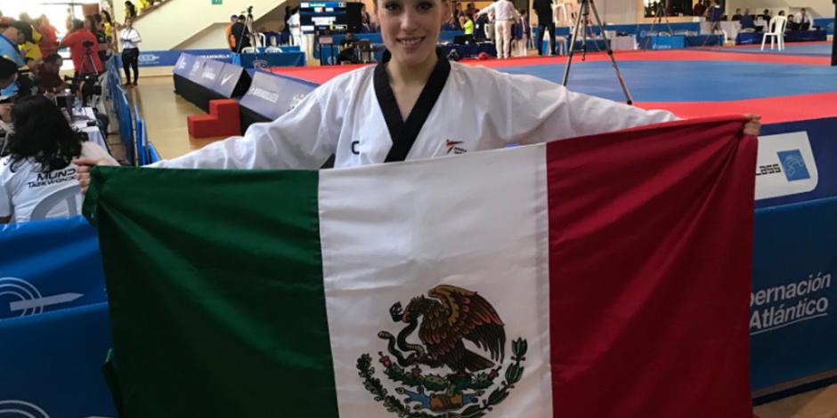 Medalla de oro para México con participación de taekwondoín Daniela Rodríguez