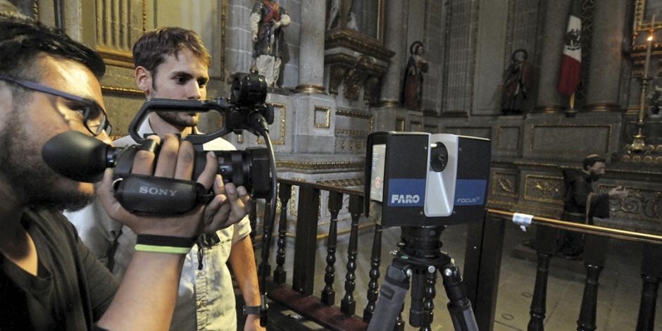 Escanean y digitalizan la Catedral por primera vez