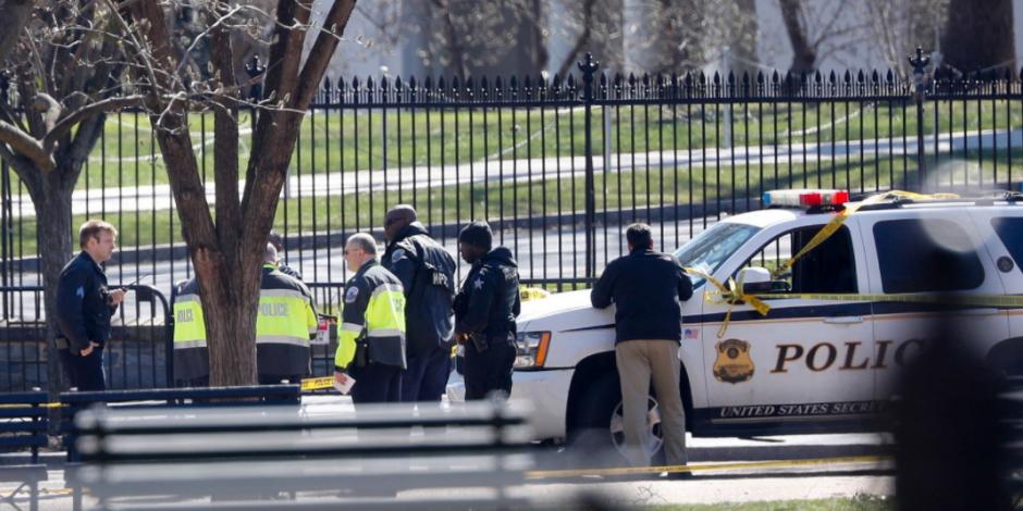 Hombre se dispara y fallece frente a la Casa Blanca