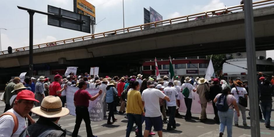 Termina sin incidentes mitin en el Zócalo por conmemoración del 10 de junio