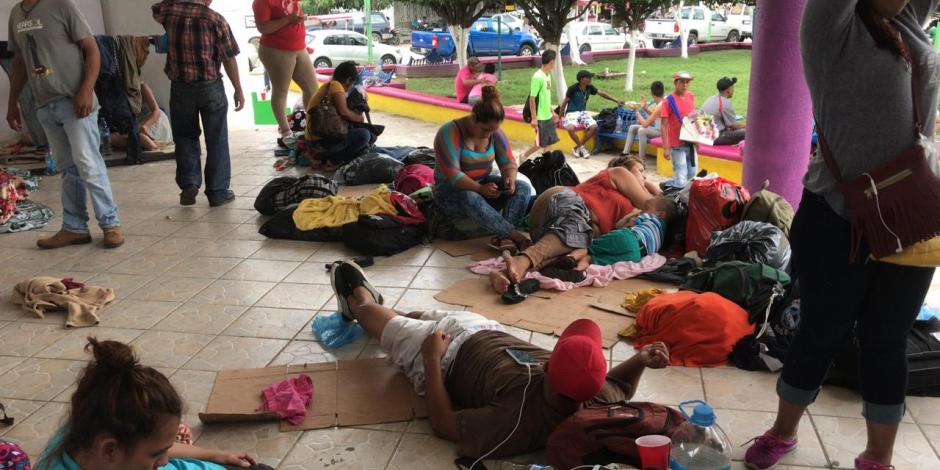 VIDEOS: Albergue de Chiapas recibe a casi mil migrantes centroamericanos