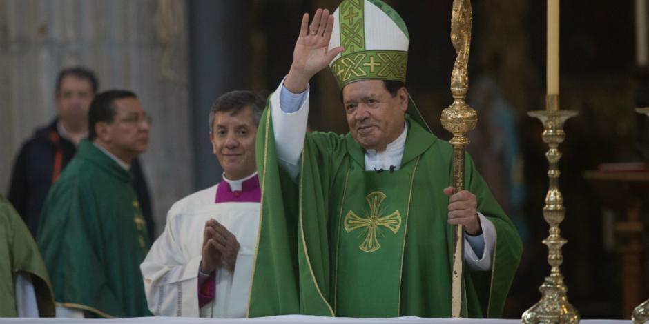 Norberto Rivera oficia su última misa como arzobispo primado de México