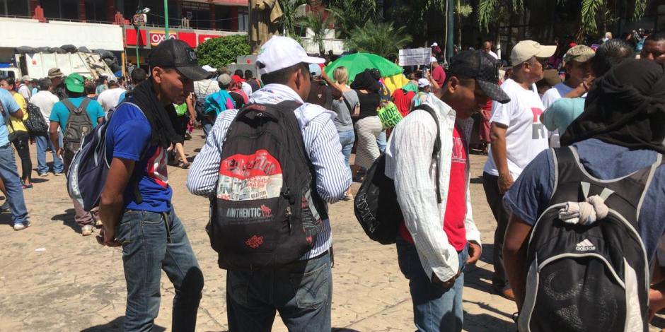 Detiene Migración a centroamericanos que hoy cruzaron a México