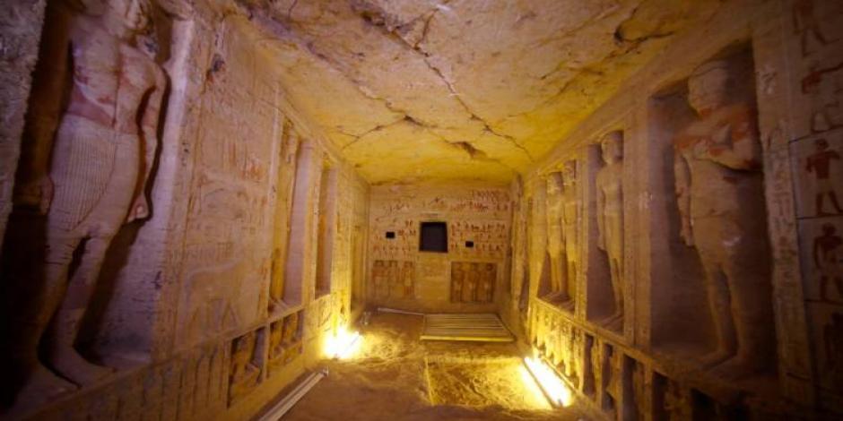 Egipto desvela la impresionante tumba de un sacerdote de hace 4 mil 400 años