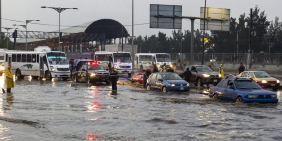Persistirán lluvias fuertes en la Ciudad de México, asegura Protección Civil