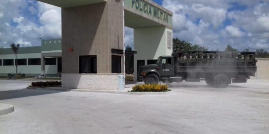 Blindan Cancún por inseguridad; arriban cientos de militares
