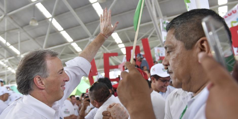Pido a los petroleros que apoyen a uno de los suyos: Meade en Veracruz