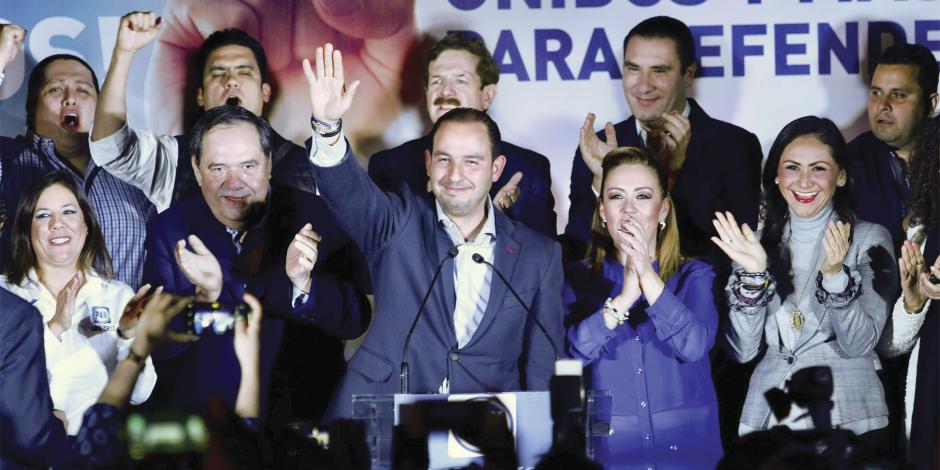 Gana Marko Cortés dirigencia del PAN; recibe partido dividido