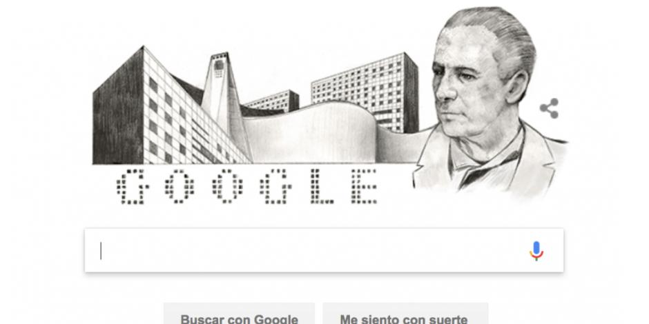 Google recuerda con doodle al arquitecto mexicano Mario Pani