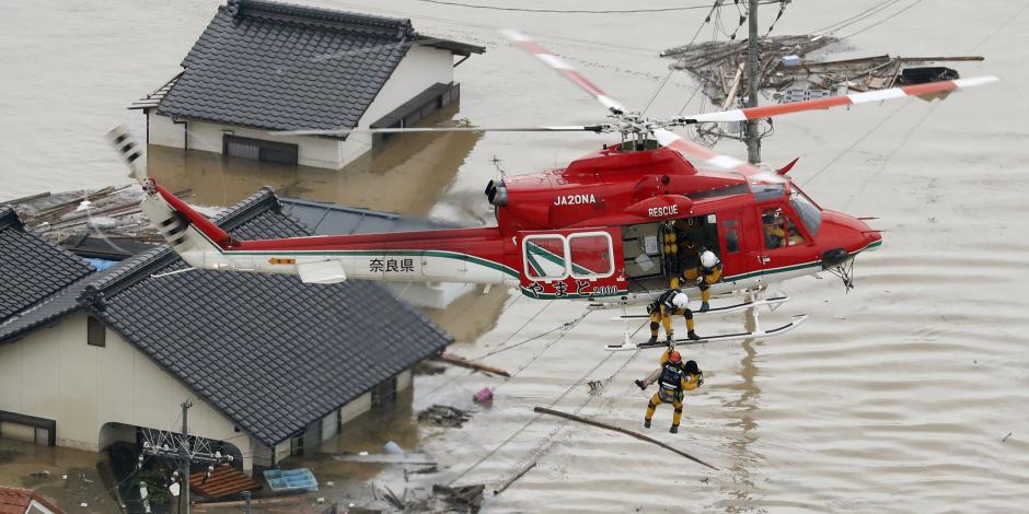 Crece a 85 el número de muertos por lluvias en Japón